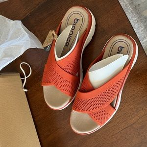 Ladies Slides Bianco Avery Mango Size 7.5